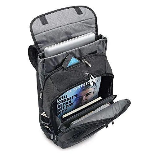 Solo Pro 16" Laptop CheckFast Backpack with Removable Sleeve