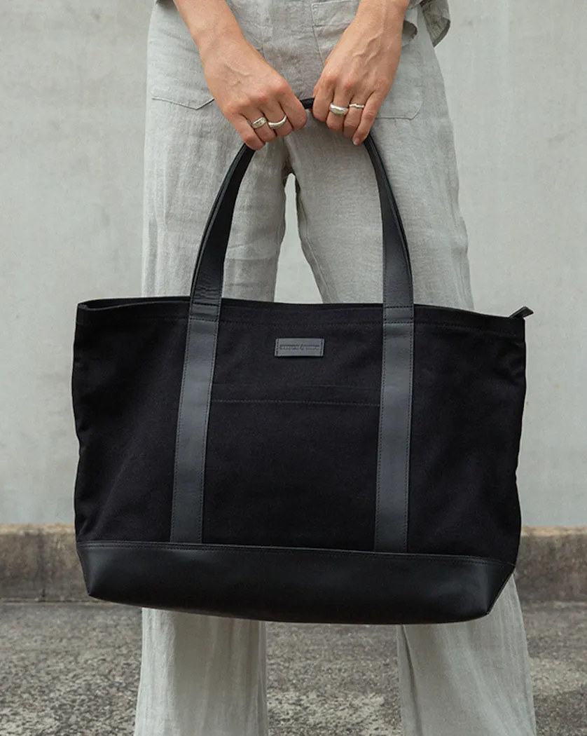 STITCH & HIDE THE SHOPPER CLASSIC TOTE Natural Beige Brown - FREE WALLET