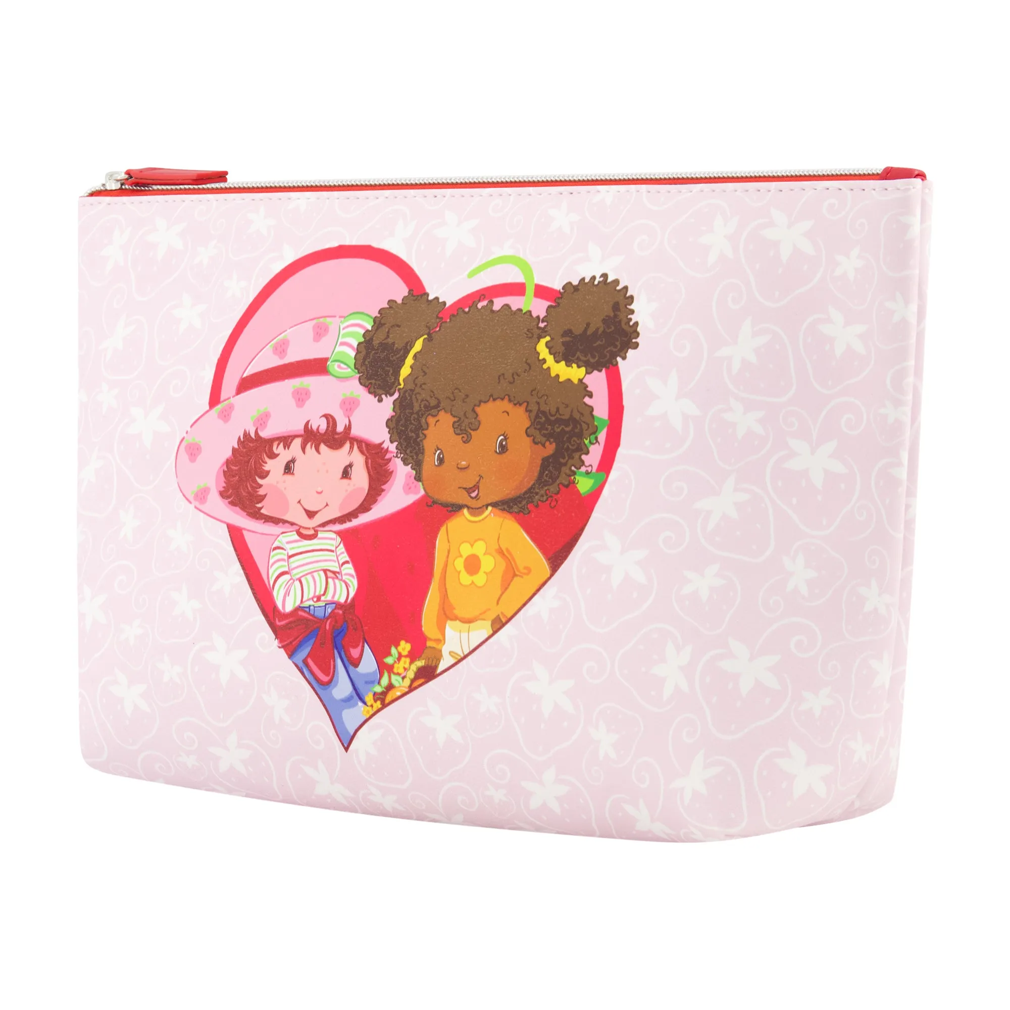 Strawberry Shortcake & Orange Blossom Trapezoid Cosmetic Travel Case