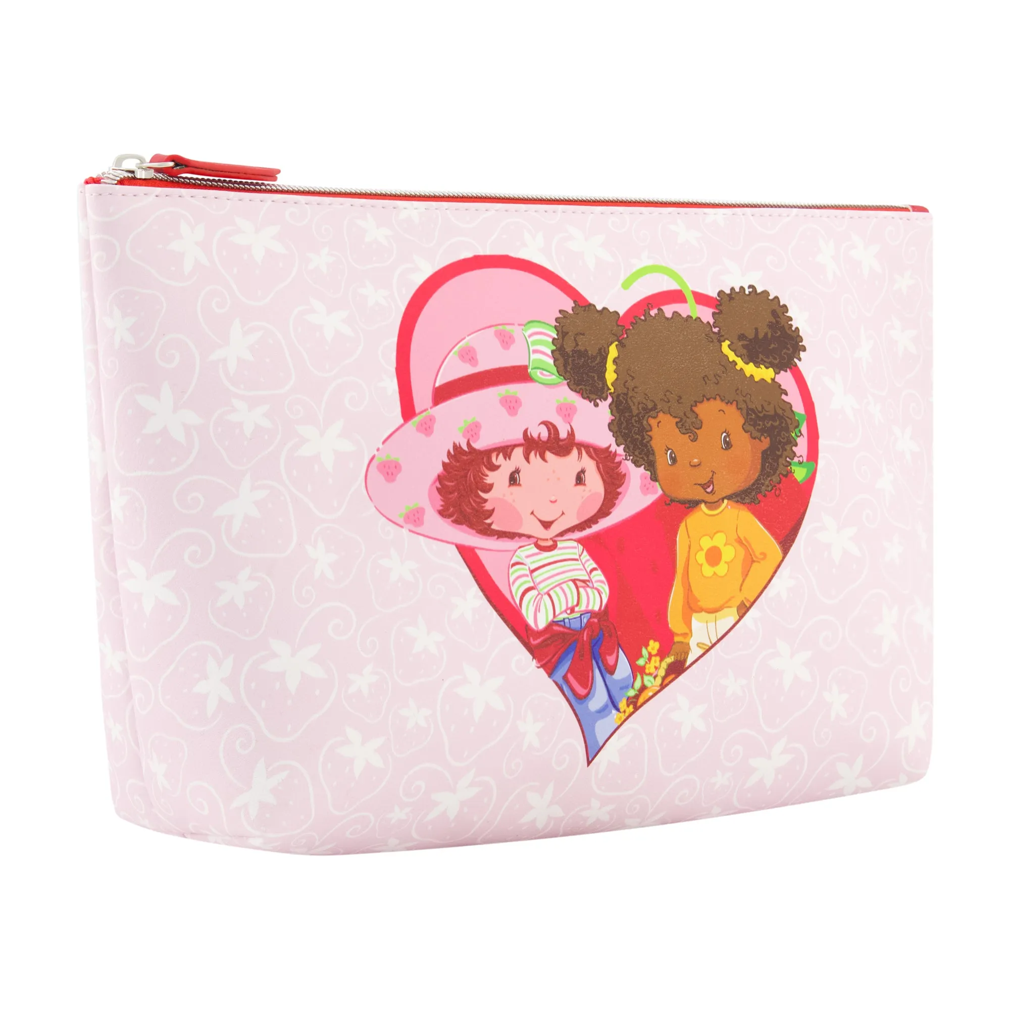 Strawberry Shortcake & Orange Blossom Trapezoid Cosmetic Travel Case