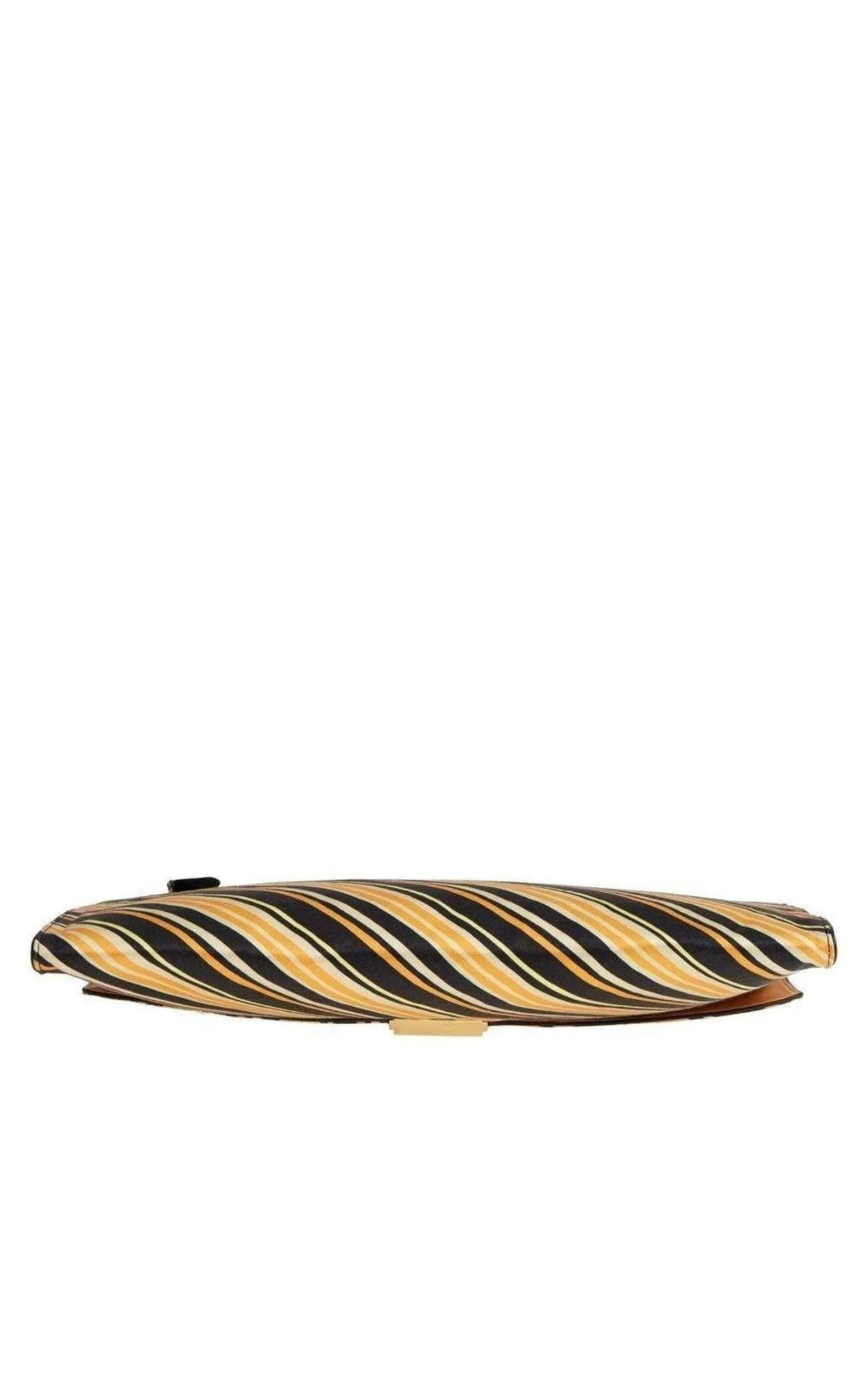 Stripe Large Envelope Clutch