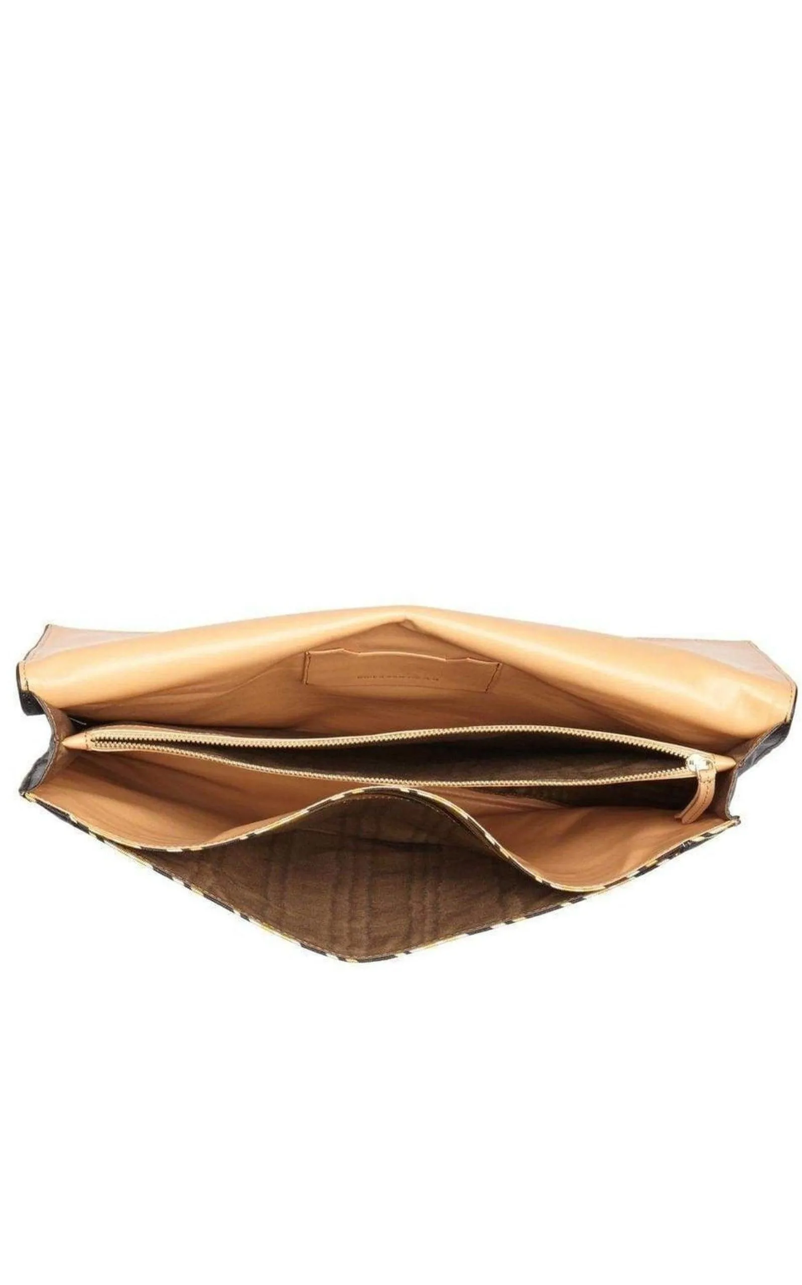 Stripe Large Envelope Clutch