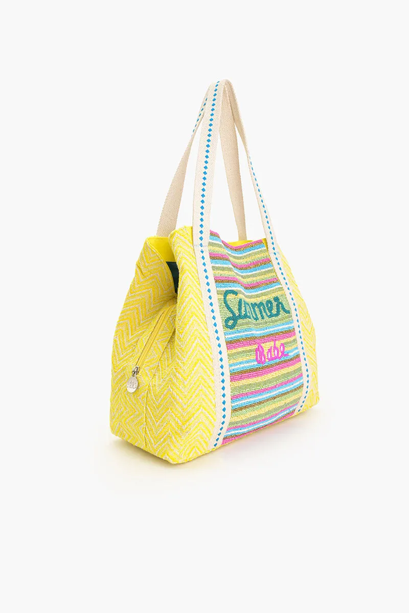Summer Babe Embellished Tote
