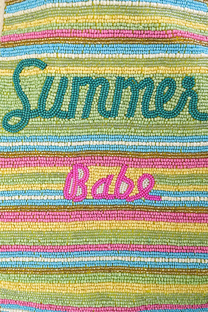 Summer Babe Embellished Tote