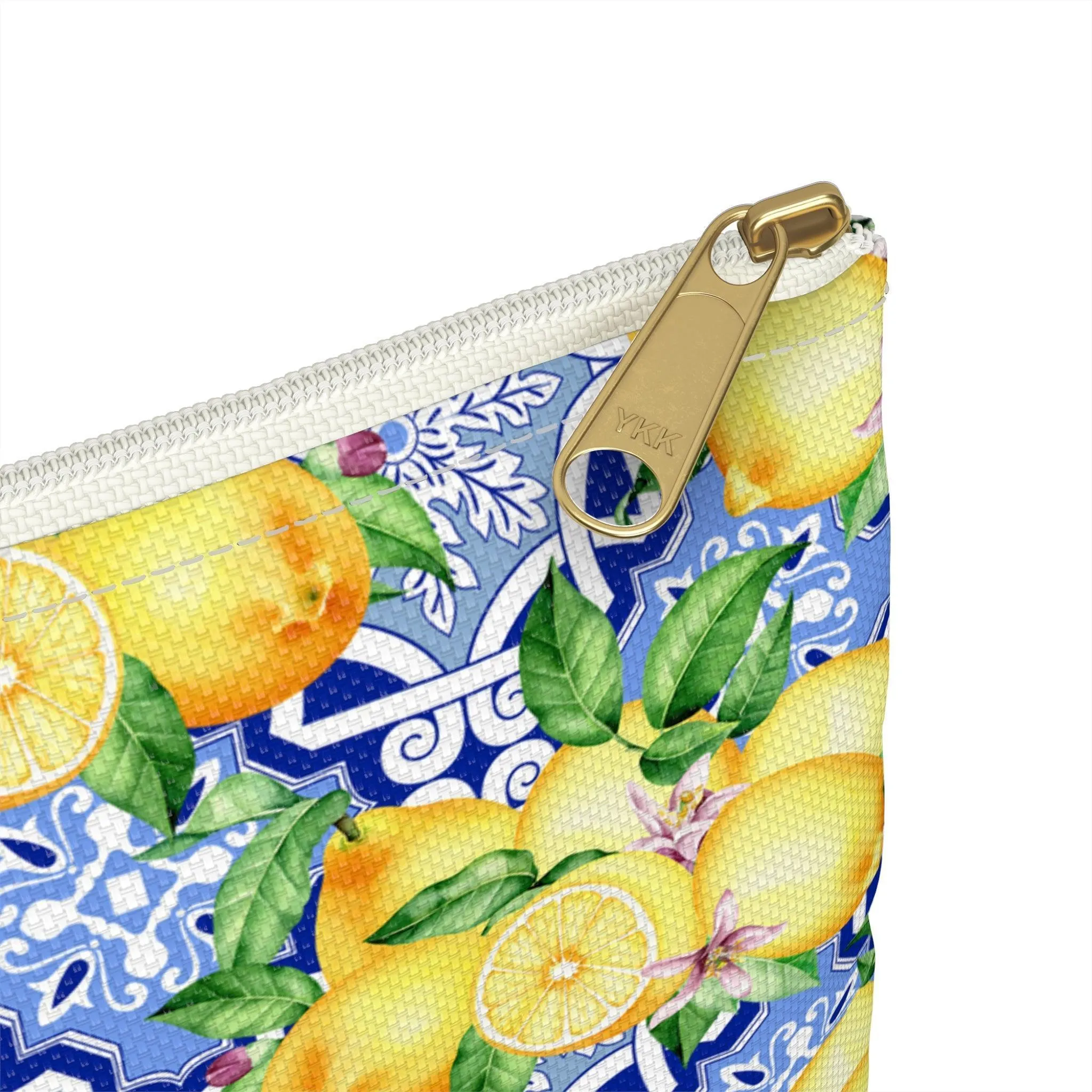Summer in Positano | Lemon Print Travel Tote Bag