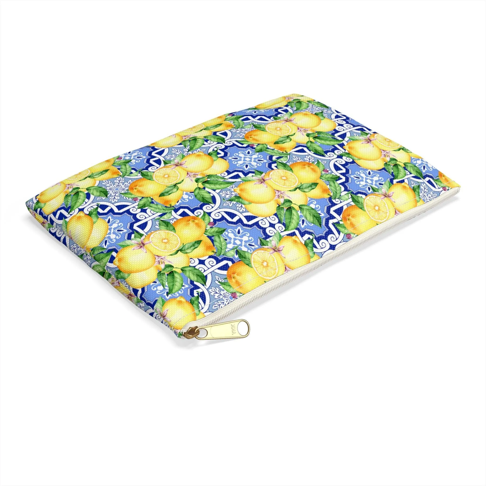 Summer in Positano | Lemon Print Travel Tote Bag