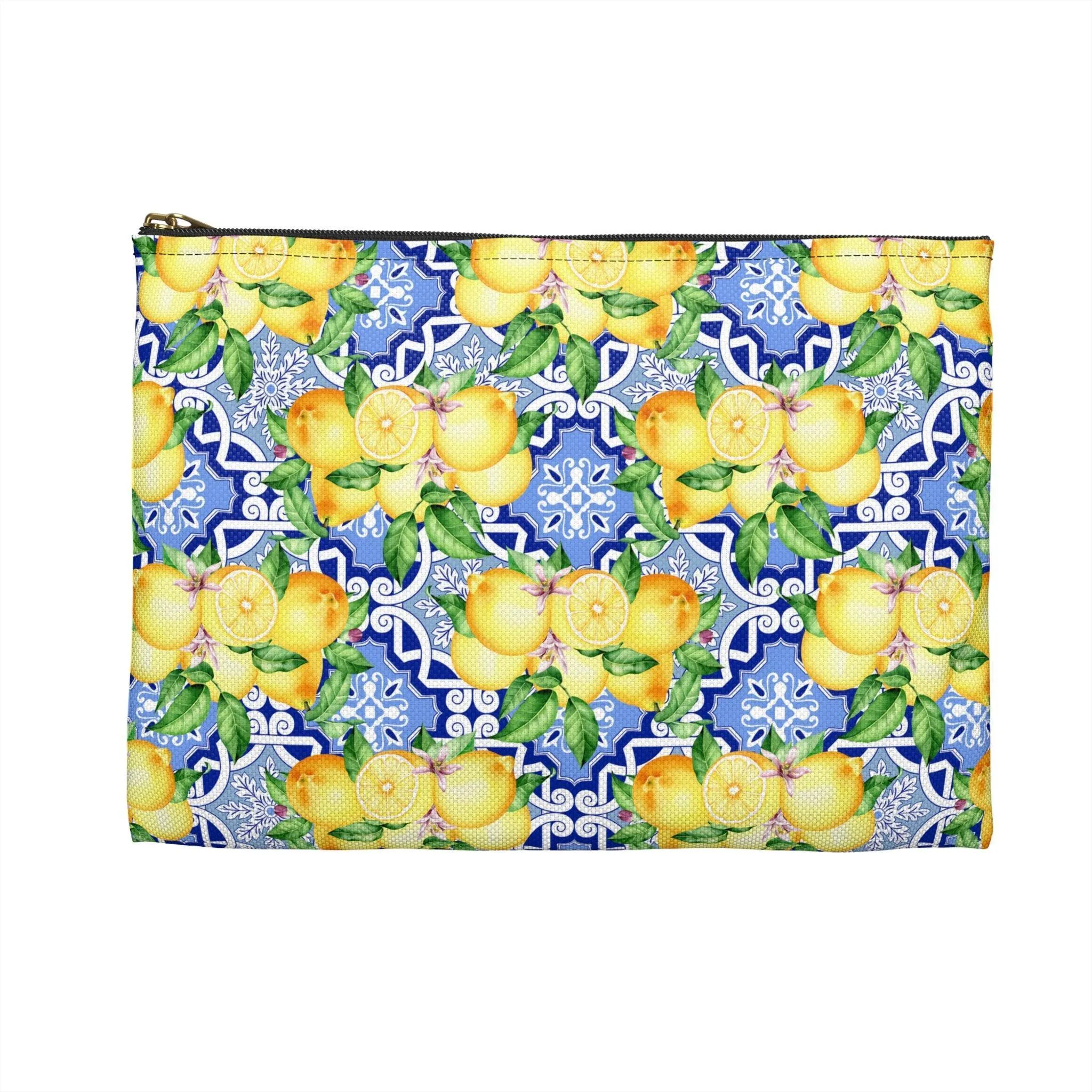 Summer in Positano | Lemon Print Travel Tote Bag