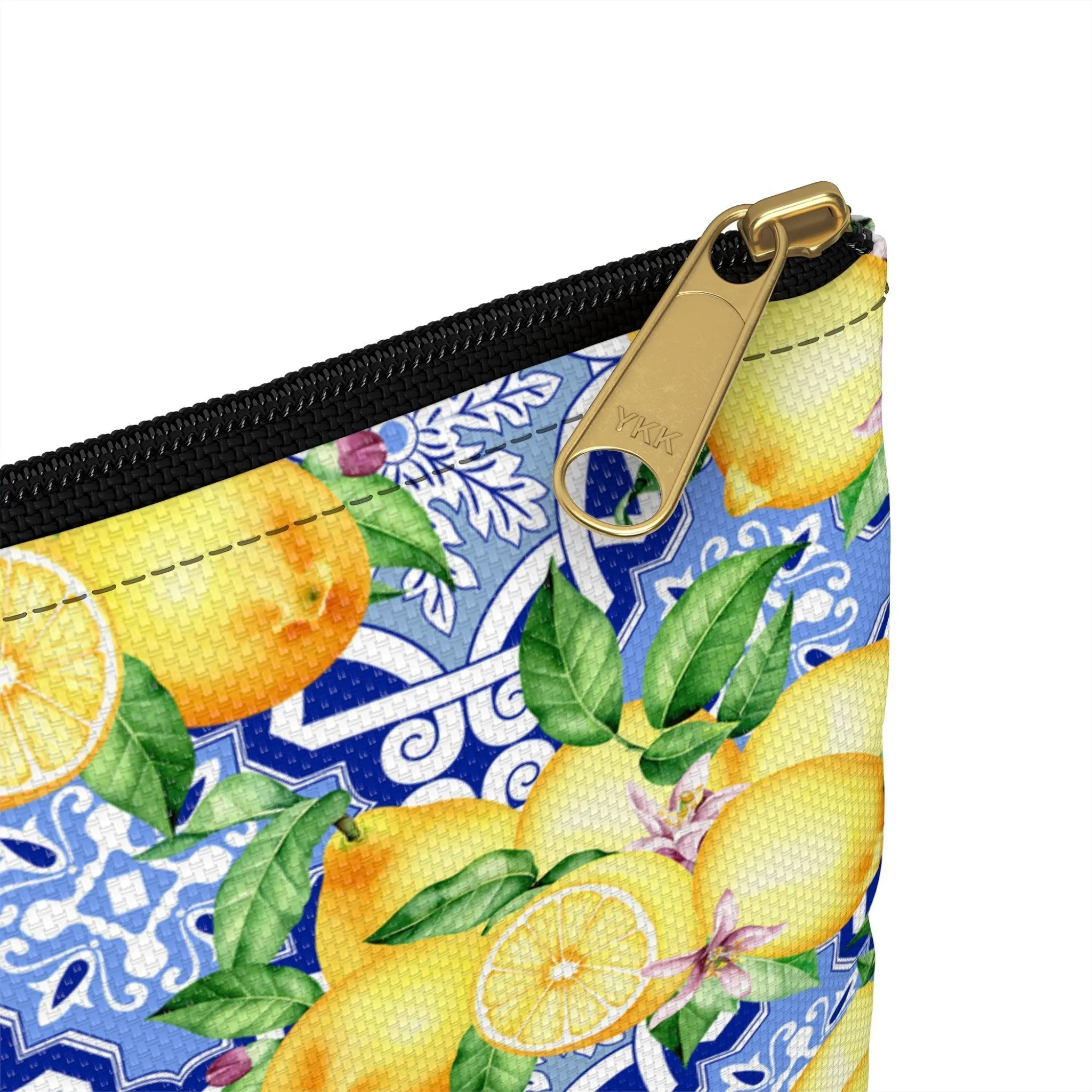 Summer in Positano | Lemon Print Travel Tote Bag