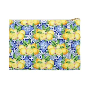 Summer in Positano | Lemon Print Travel Tote Bag