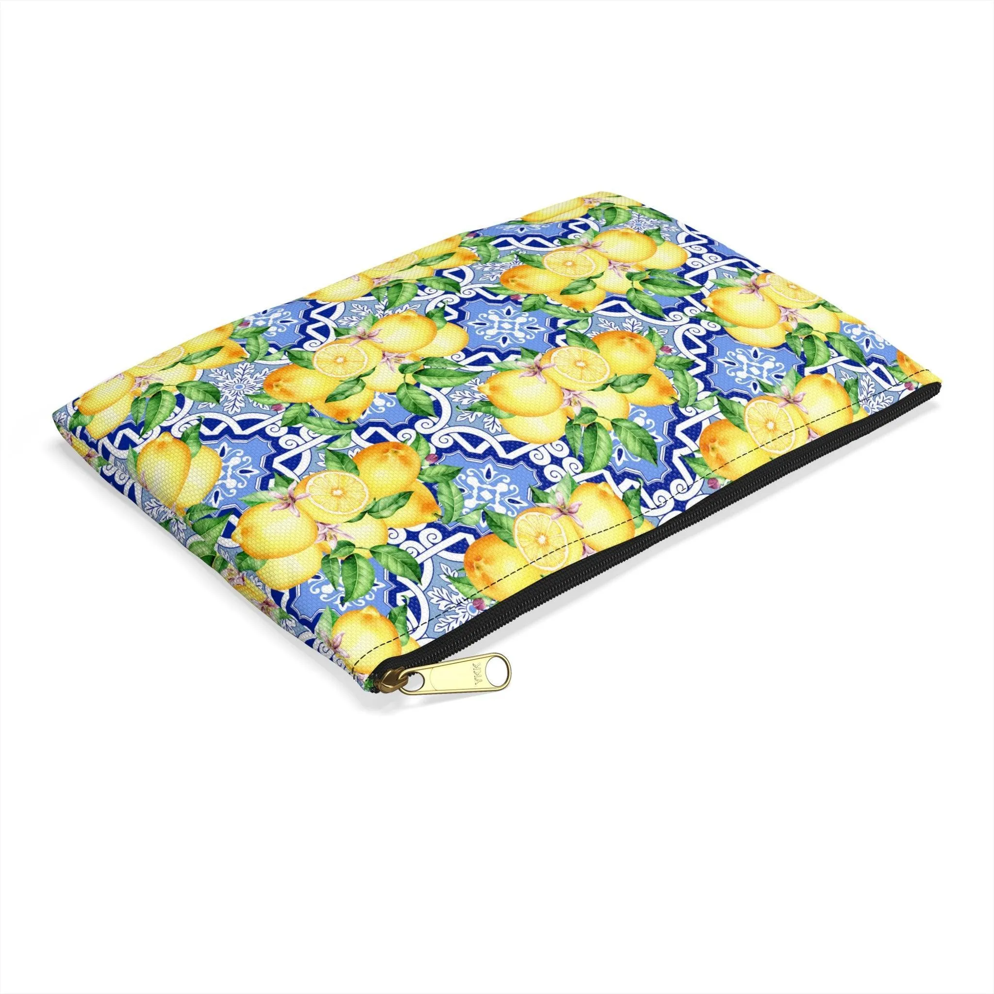 Summer in Positano | Lemon Print Travel Tote Bag