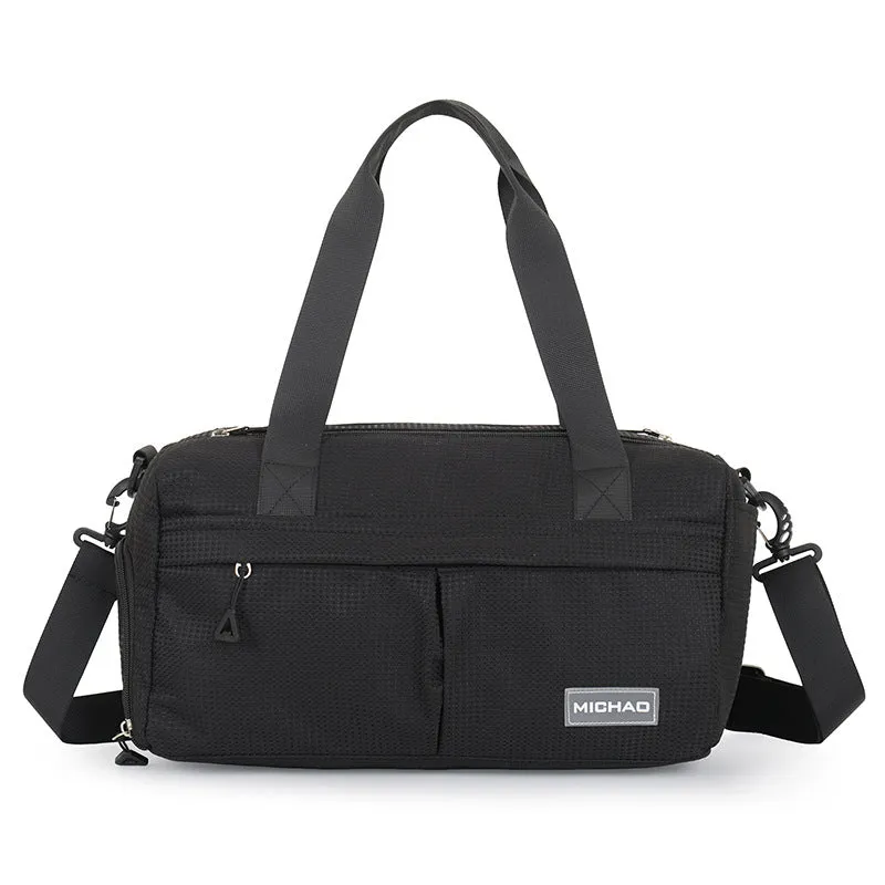 Summer New Small Nylon Women's Gym Duffle with Shoe Compartment