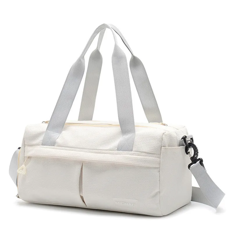 Summer New Small Nylon Women's Gym Duffle with Shoe Compartment