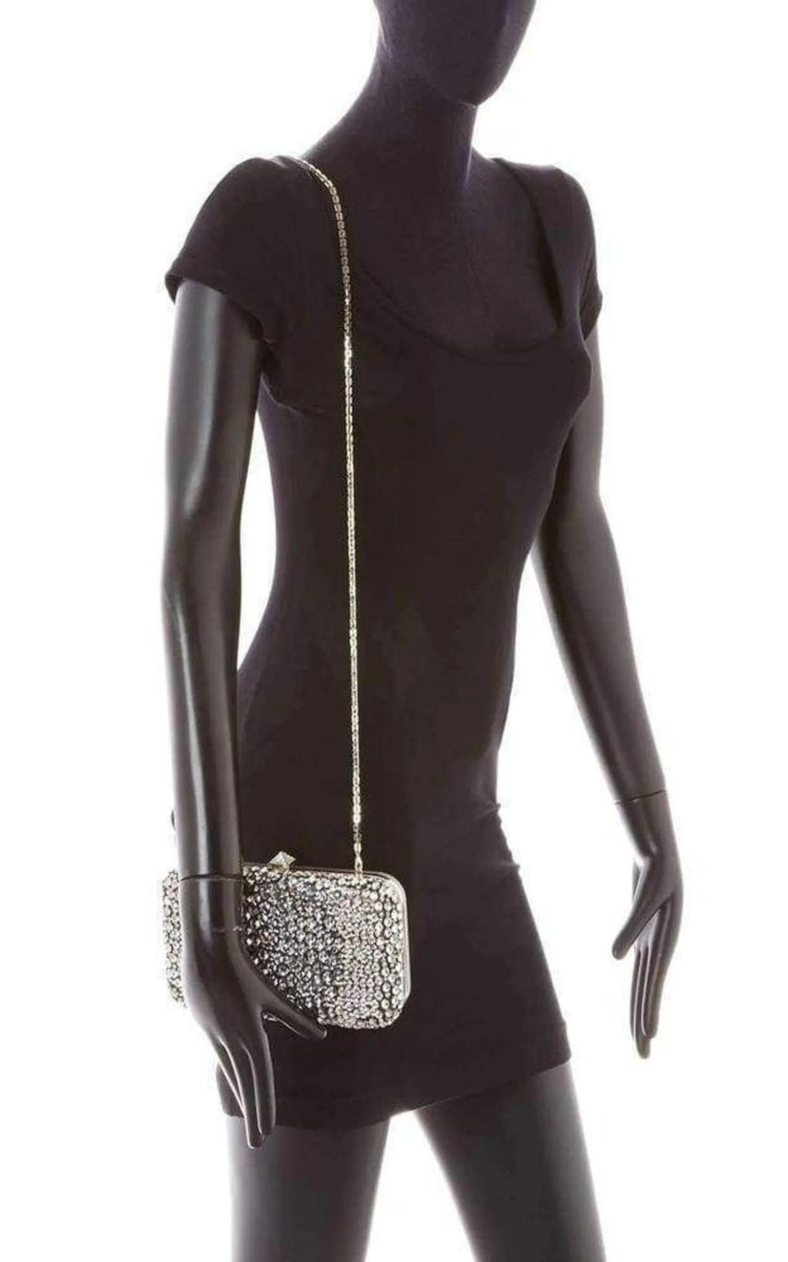 Swarovski Crystal-Embellished Clutch