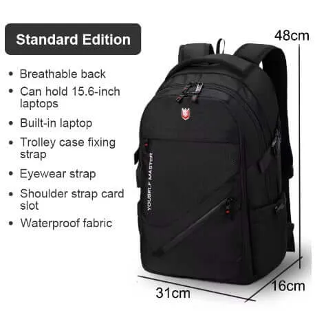SWISS MASTER BACKPACK BLACK