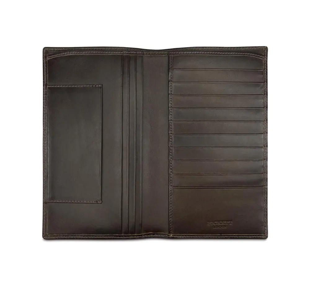 Tall Wallet With Travel Card Section