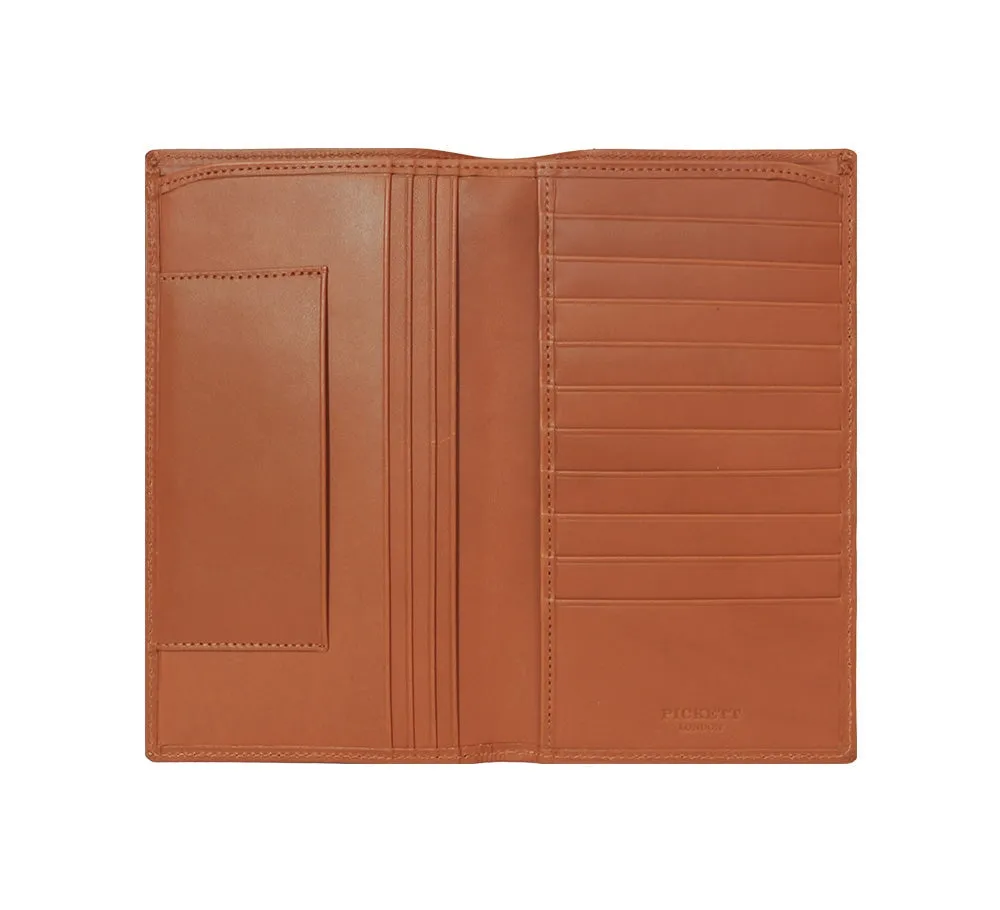 Tall Wallet With Travel Card Section