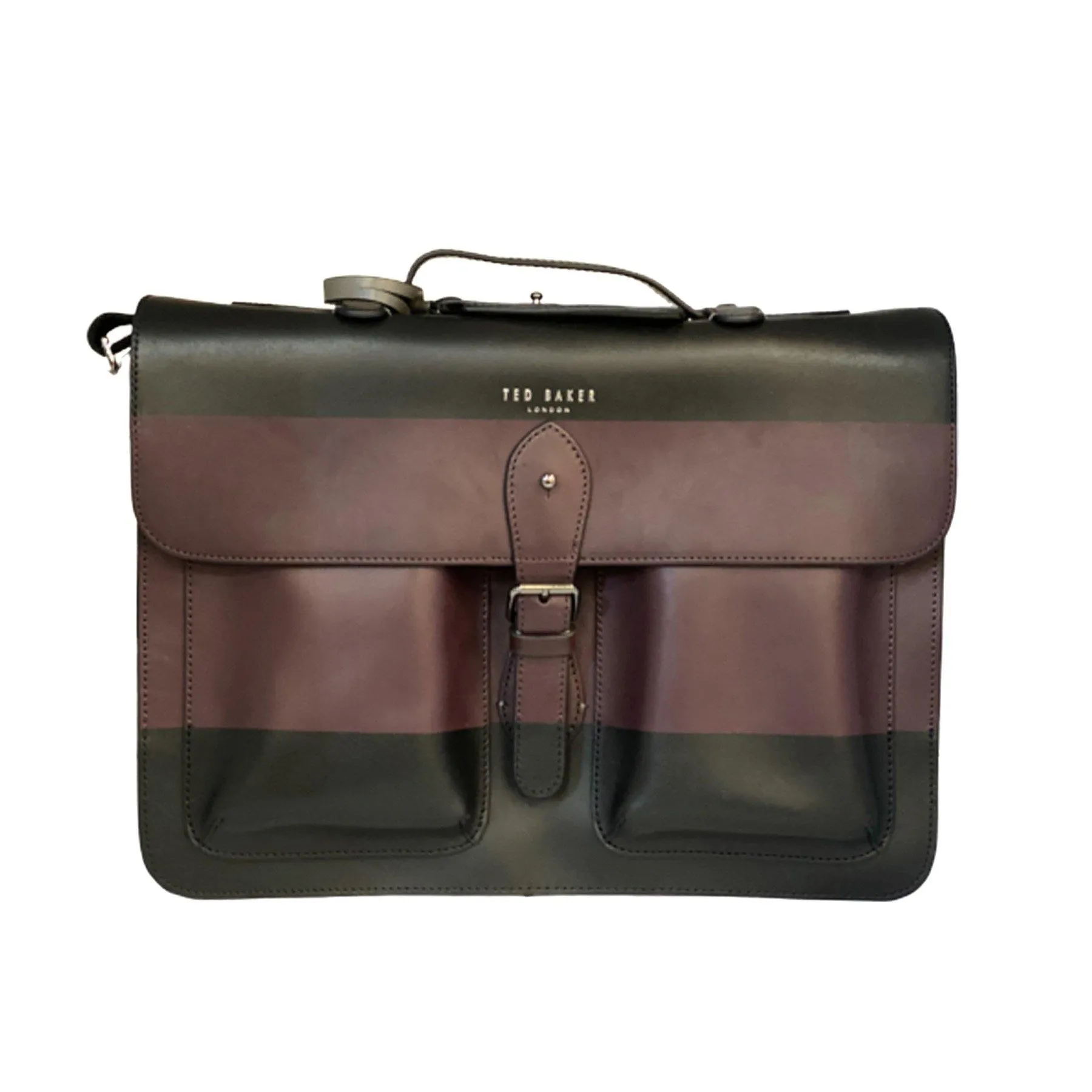 Ted Baker Print Color Block Satchel Bag