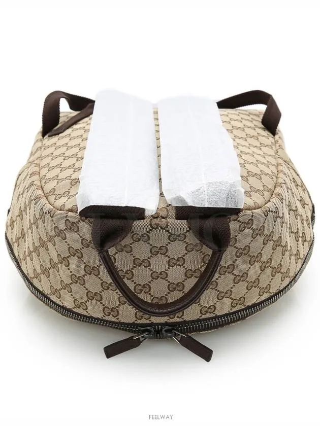 Three Stripes Backpack 190278 Unisex Brown Rucksack