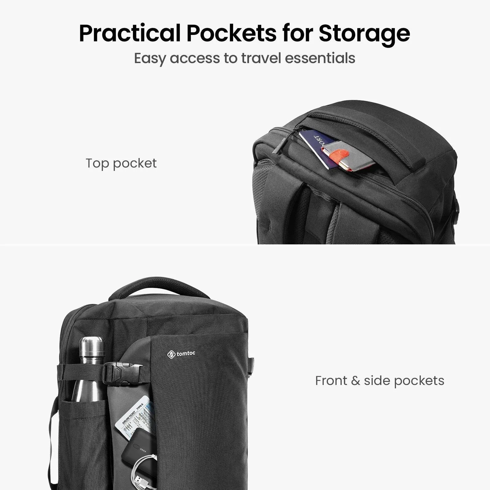 Tomtoc Navigator T66 Laptop Travel Backpack 40L