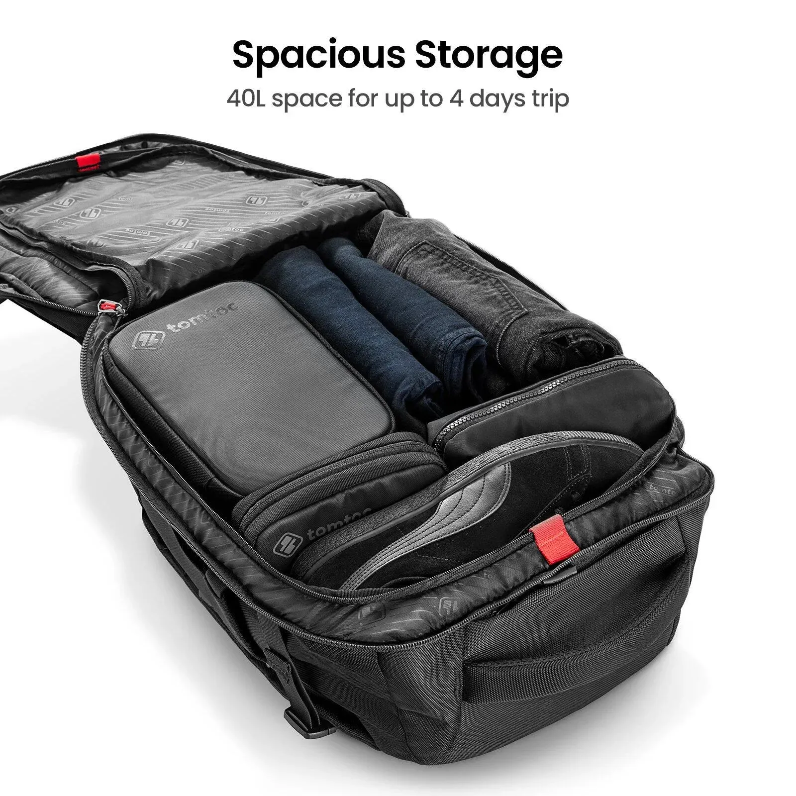 Tomtoc Navigator T66 Laptop Travel Backpack 40L
