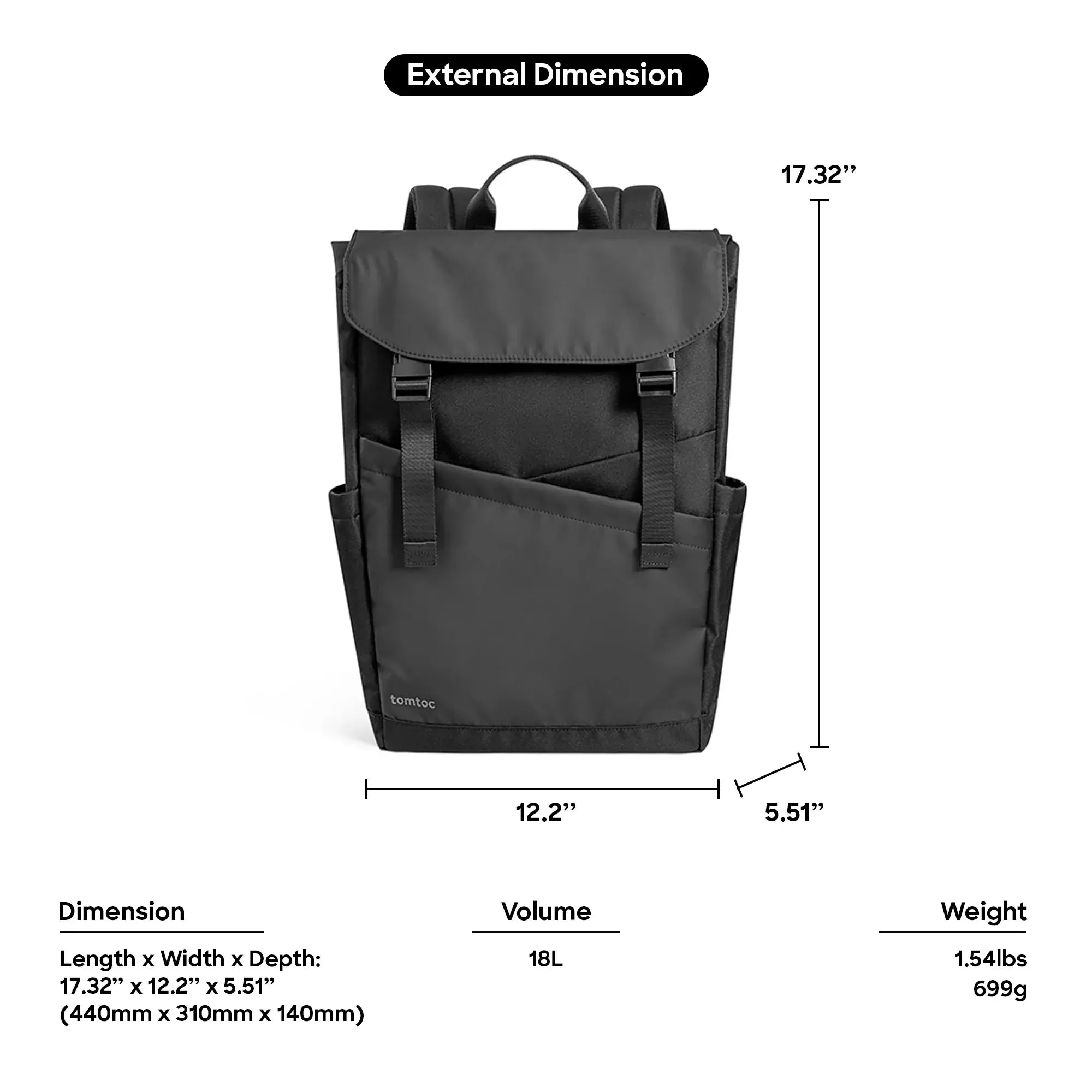 Tomtoc Slash T64 Laptop Backpack