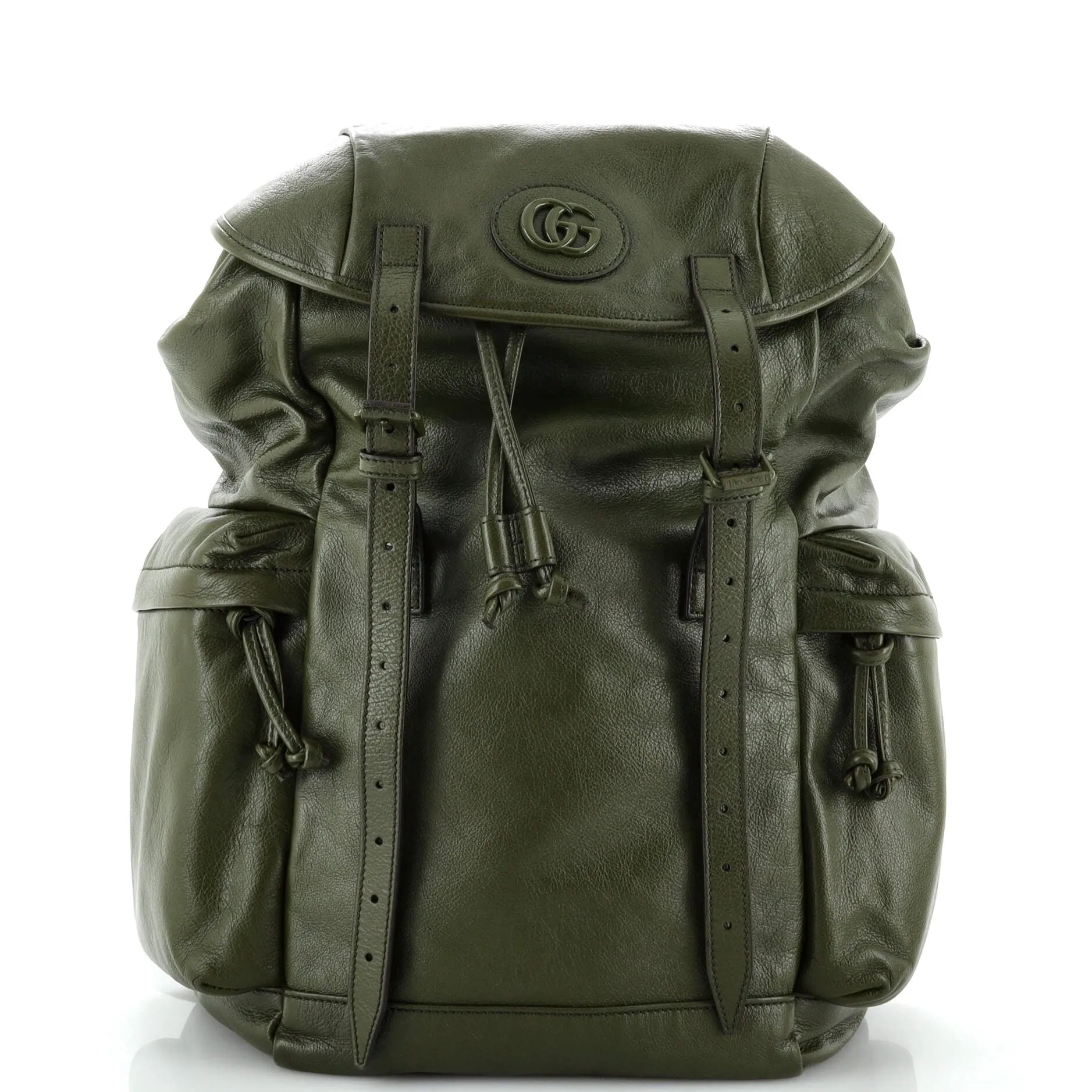 Tonal GG Double Pocket Belt Backpack Leather Large