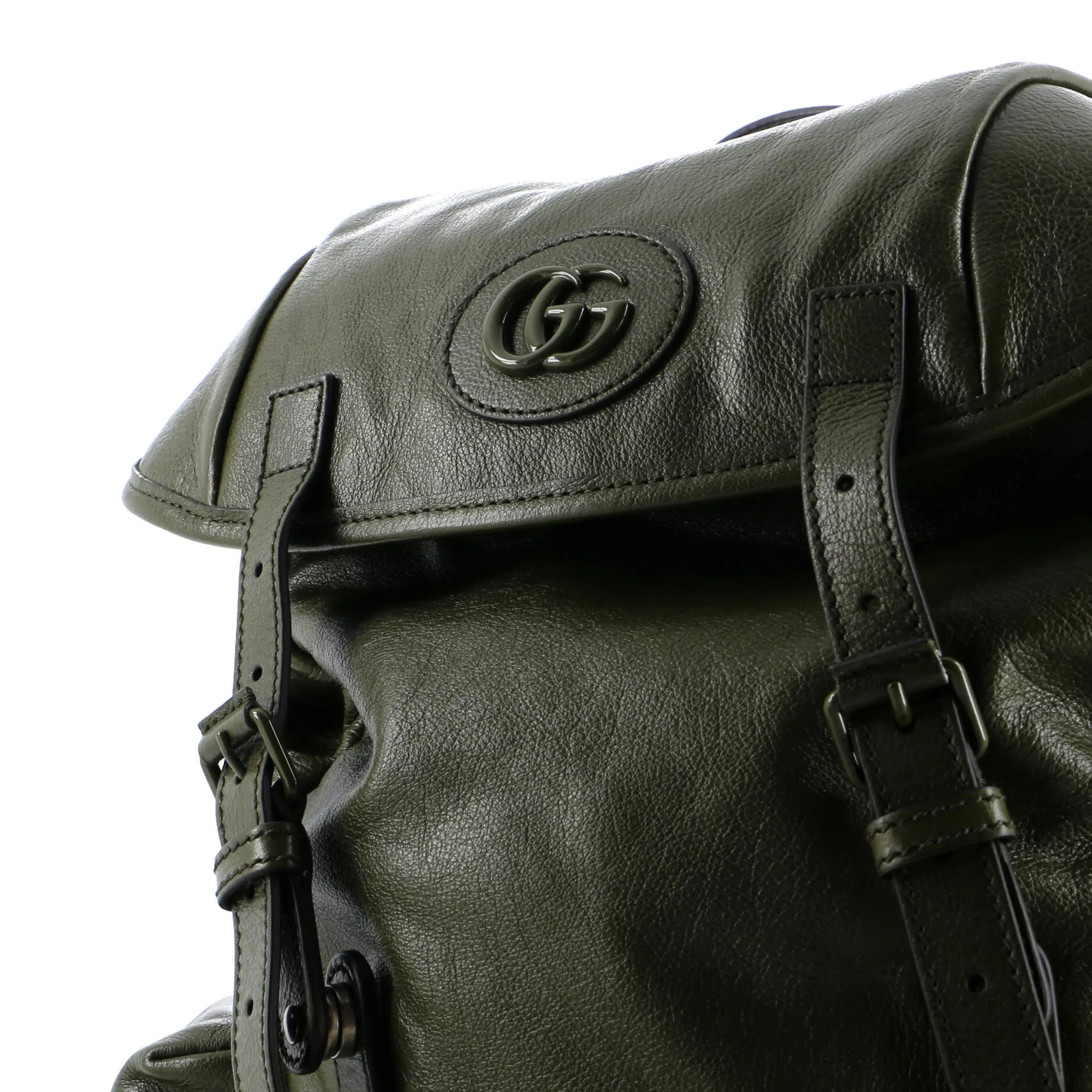 Tonal GG Double Pocket Belt Backpack Leather Large