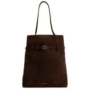 Tote du Jour, Suede, Brown