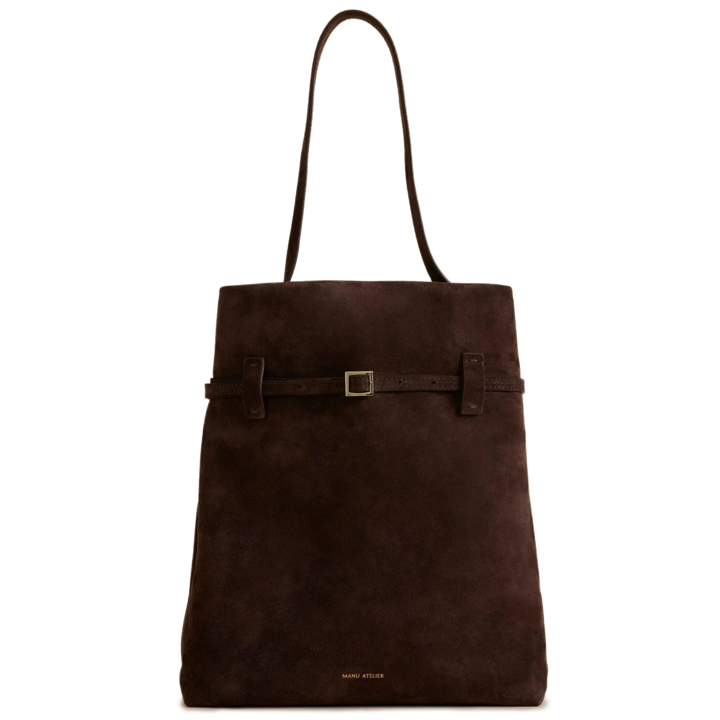 Tote du Jour, Suede, Brown
