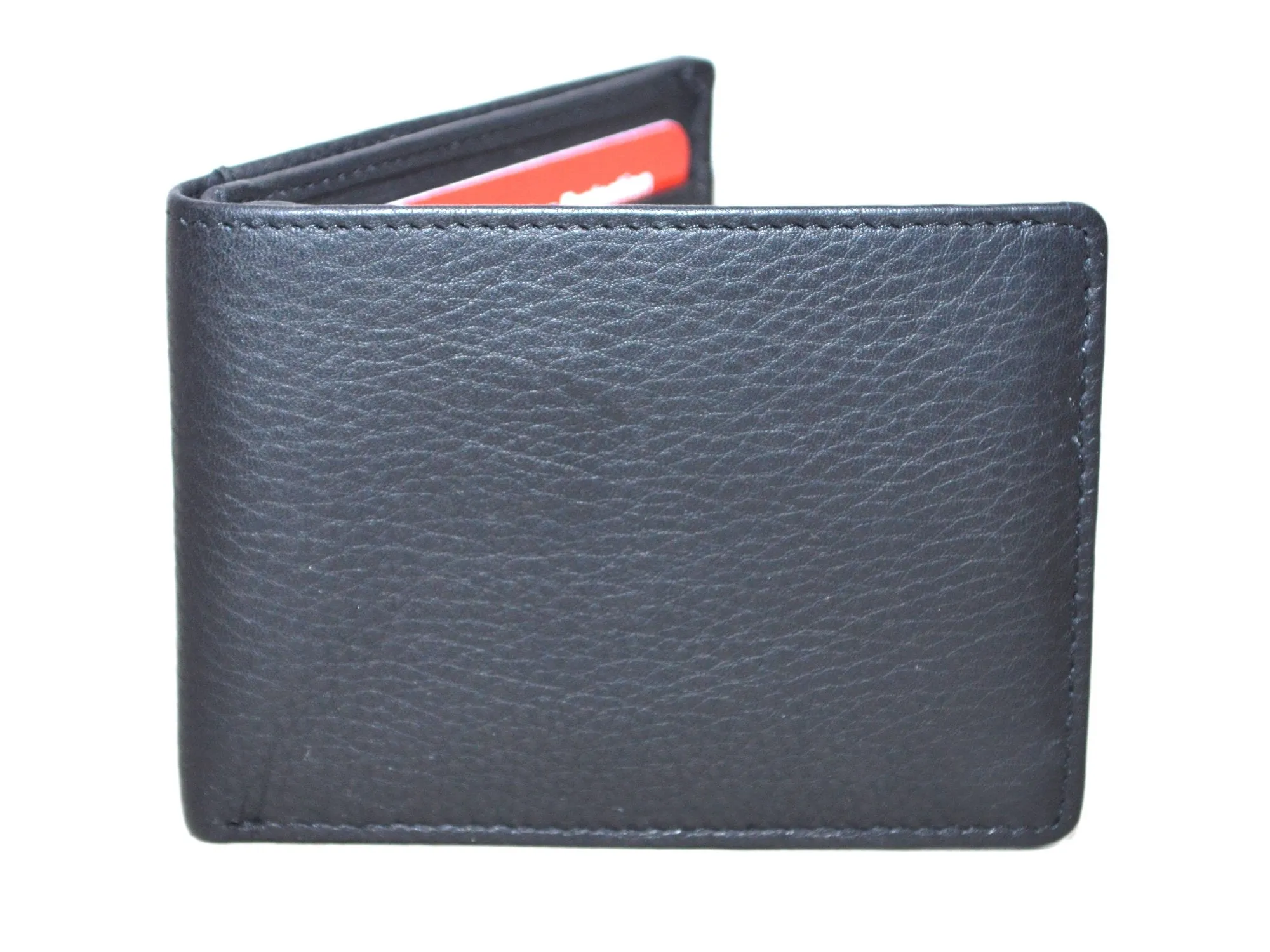 Touro Signature Leather Wallets Pebble Grain Card Wallet