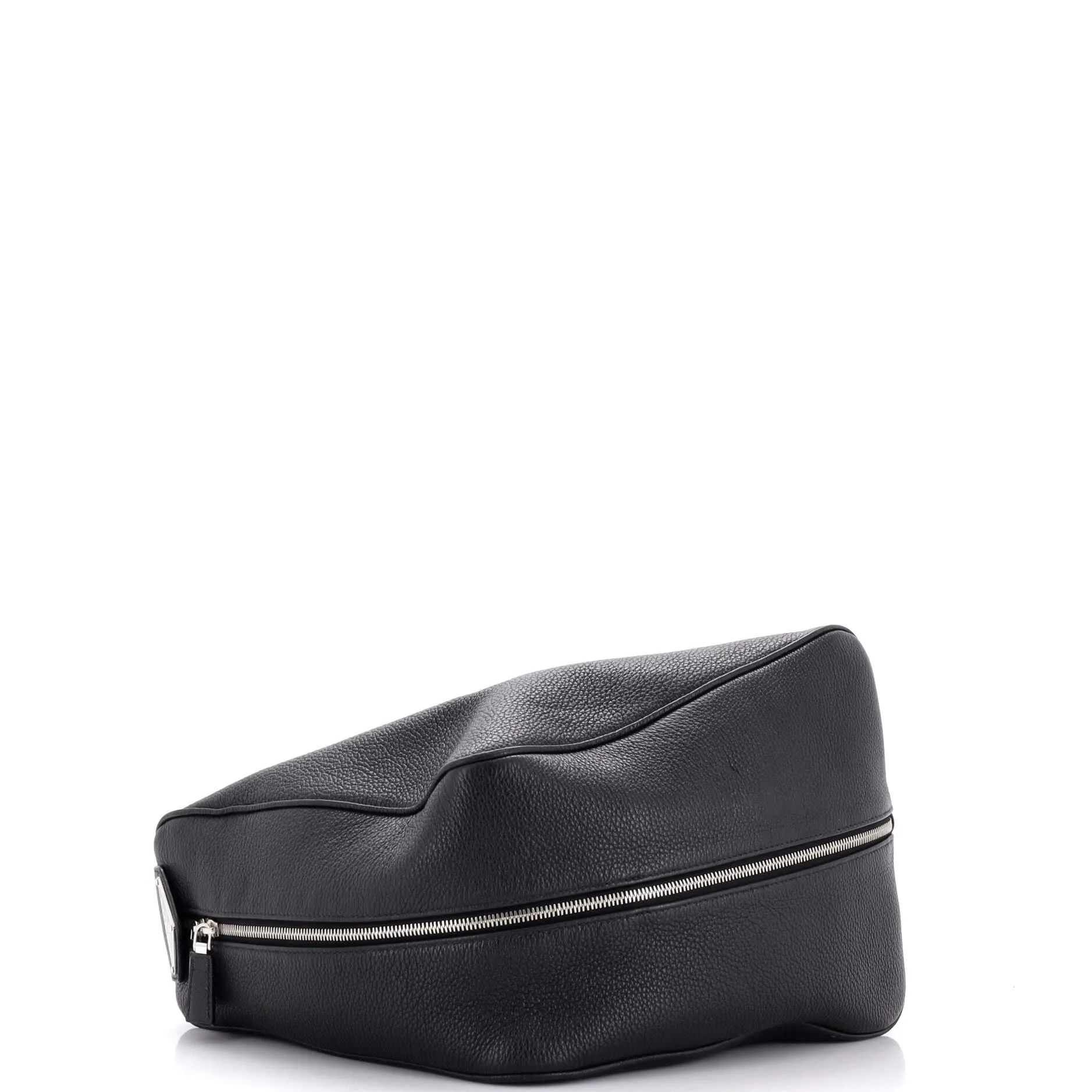 Triangle Zip Backpack Leather