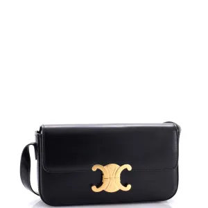 Triomphe East-West Shoulder Bag Smooth Calfskin