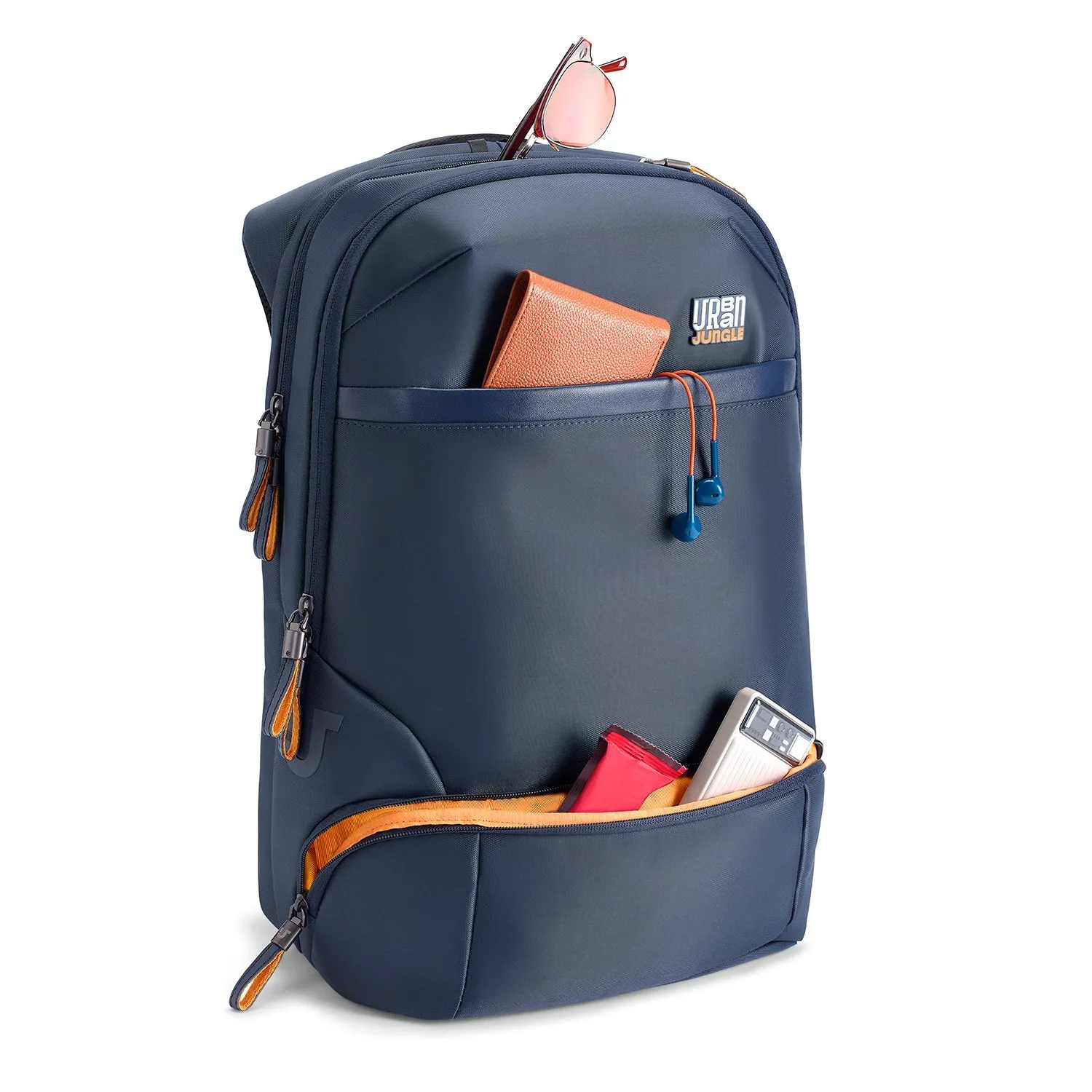 Urban Jungle by Safari Metro Roll-Top Premium Backpack with Trolley Sleeve