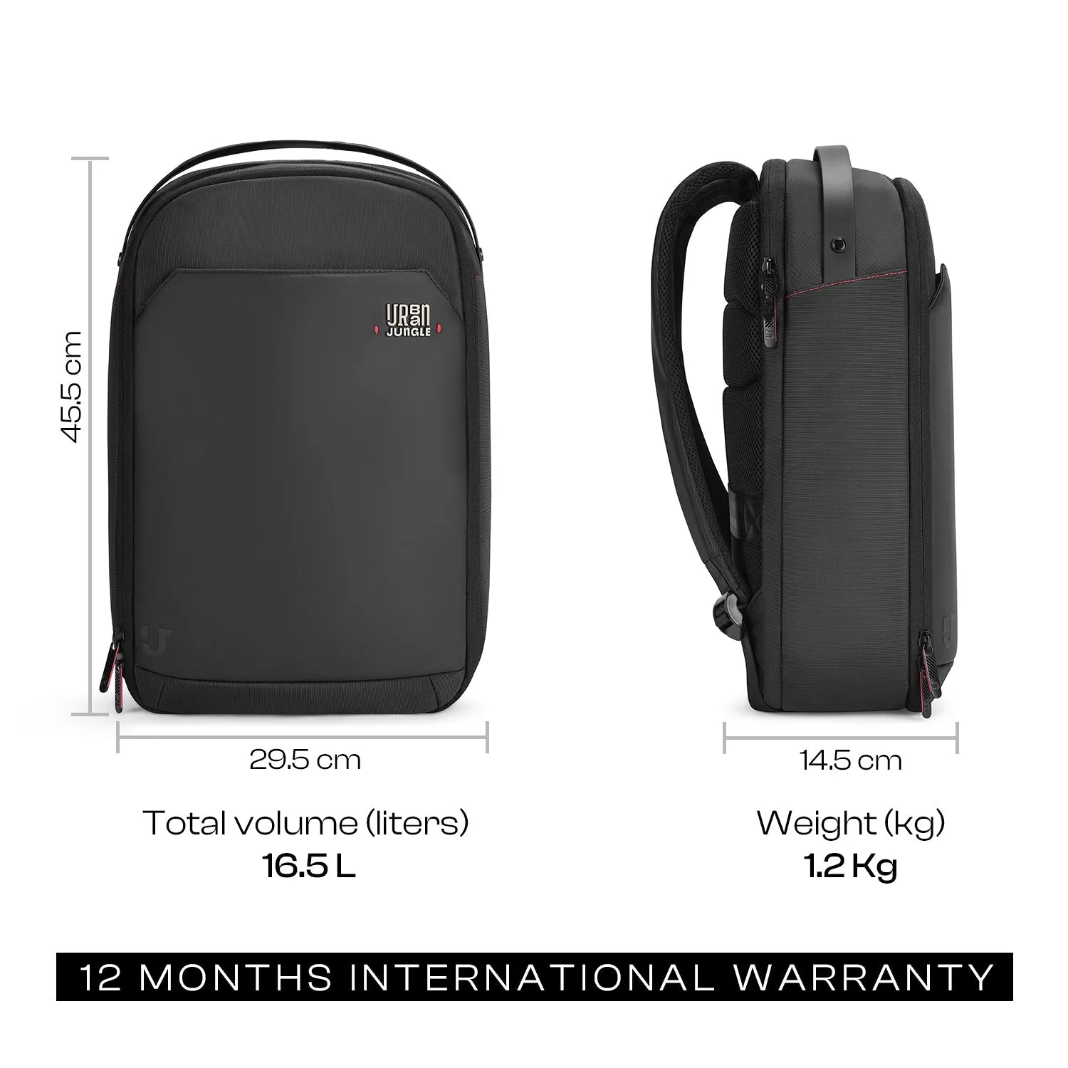 Urban Jungle by Safari Metro Roll-Top Premium Backpack with Trolley Sleeve