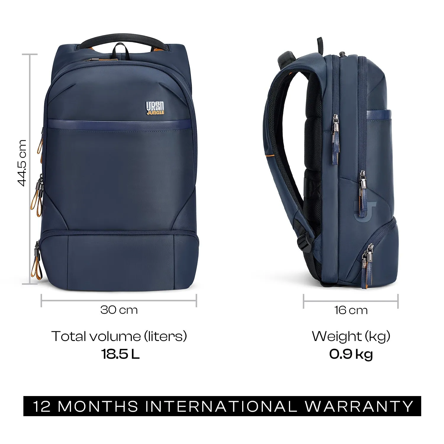 Urban Jungle by Safari Metro Roll-Top Premium Backpack with Trolley Sleeve