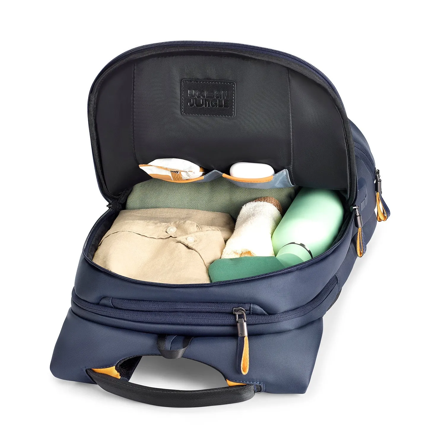 Urban Jungle by Safari Metro Roll-Top Premium Backpack with Trolley Sleeve