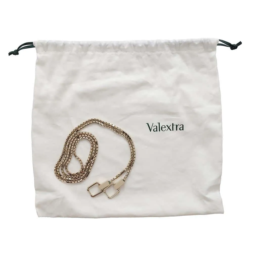 Valextra Valextra Iside ChainShoulder Bag BlackWBES0073028LOC99NN Calf Leather Size Large