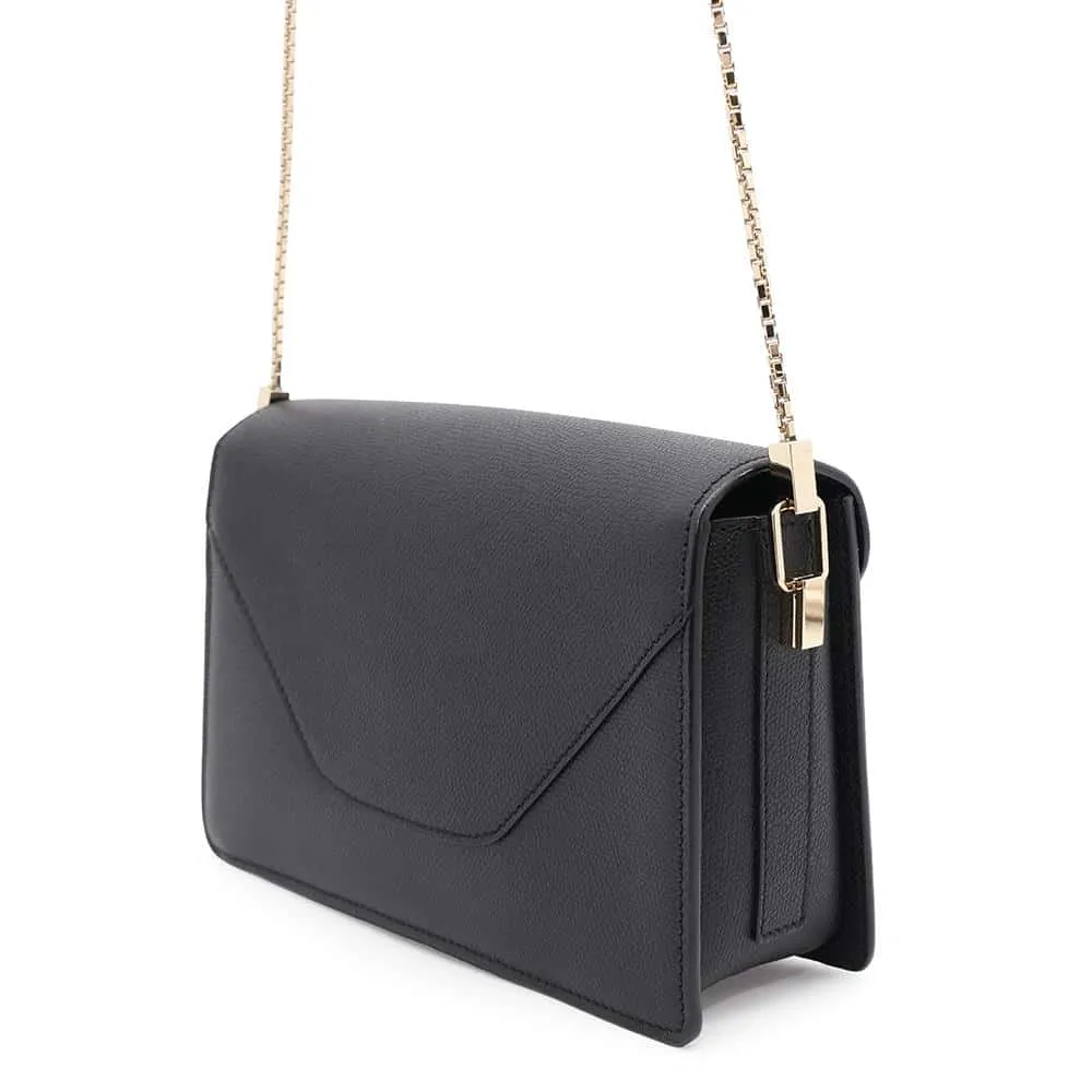 Valextra Valextra Iside ChainShoulder Bag BlackWBES0073028LOC99NN Calf Leather Size Large