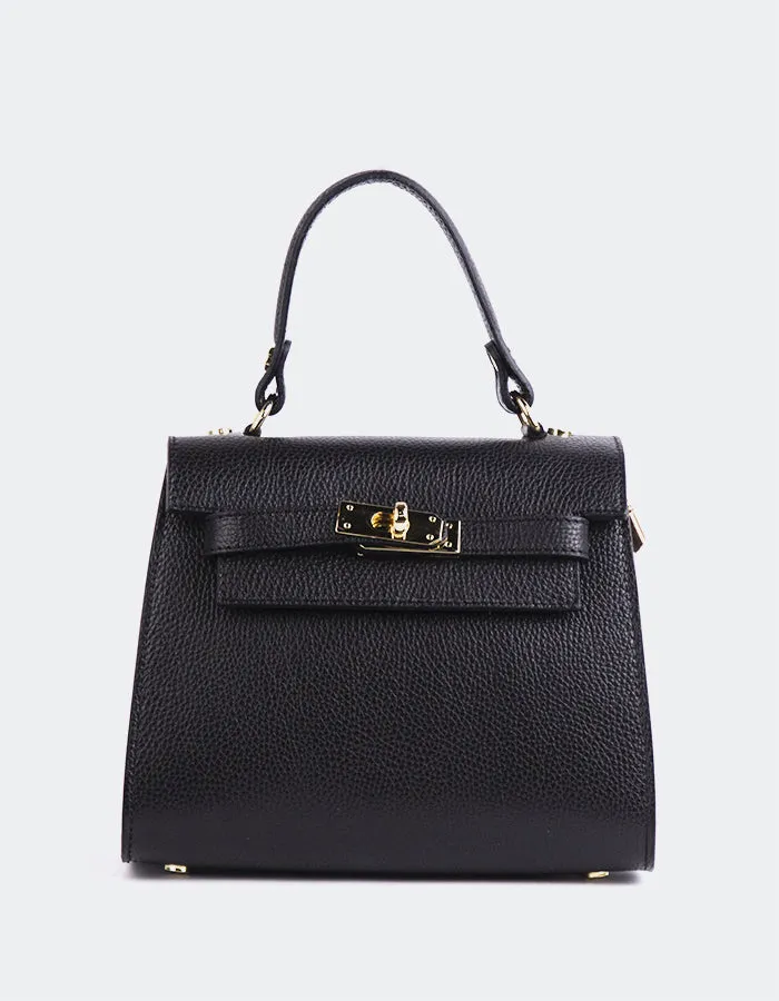 Vance Black Leather