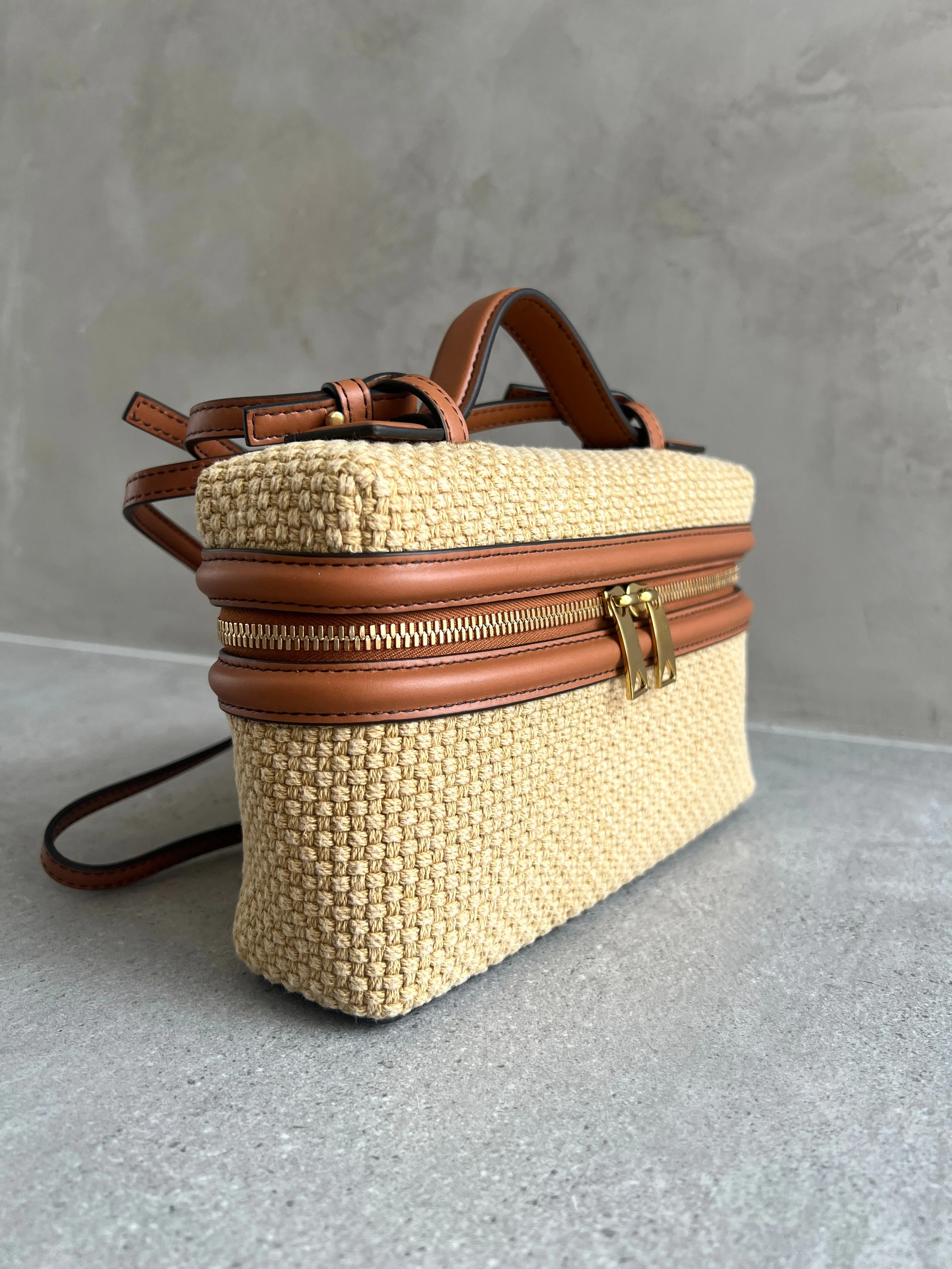 Vanity Bang Bang Woven Crossbody, Cane