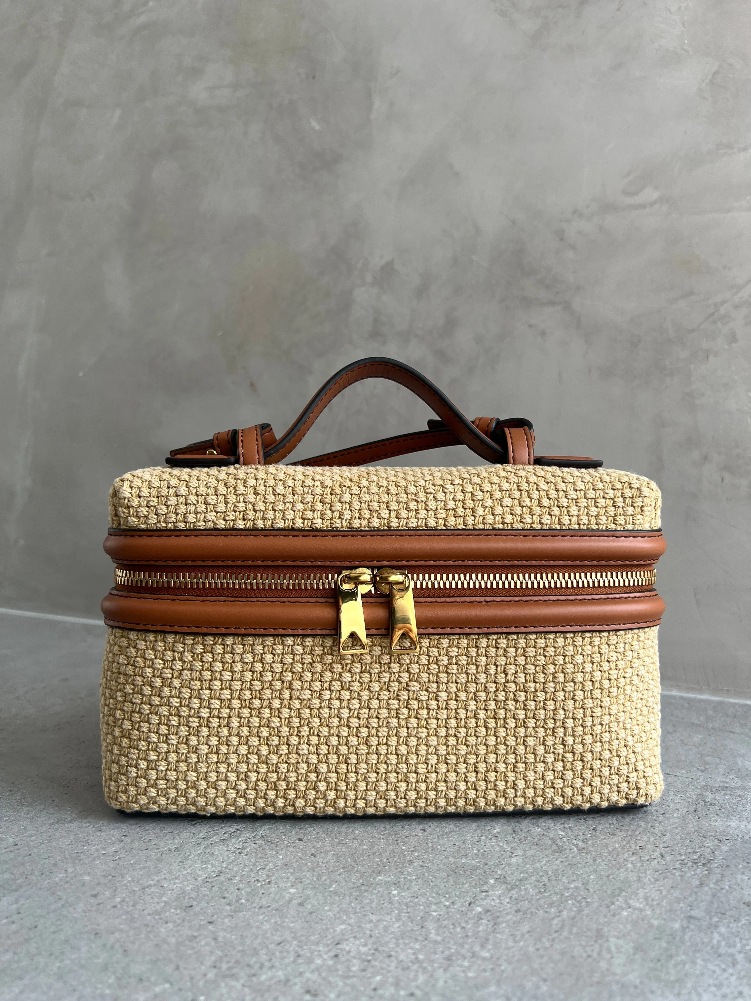 Vanity Bang Bang Woven Crossbody, Cane