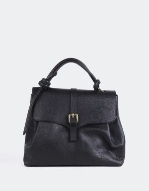 Verone Black Leather