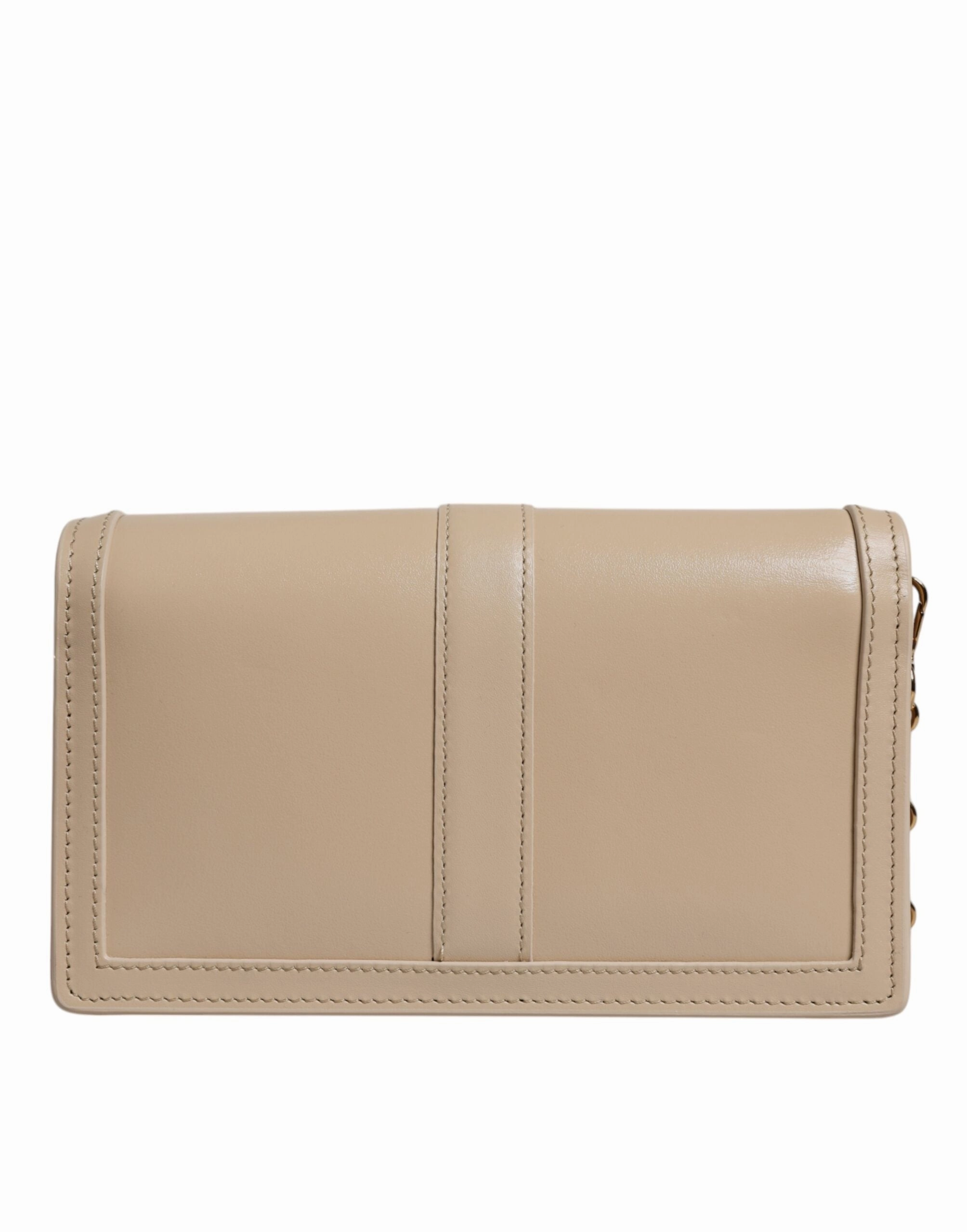 Versace gold Chain Calf Leather Wallet Crossbody Women's Bag