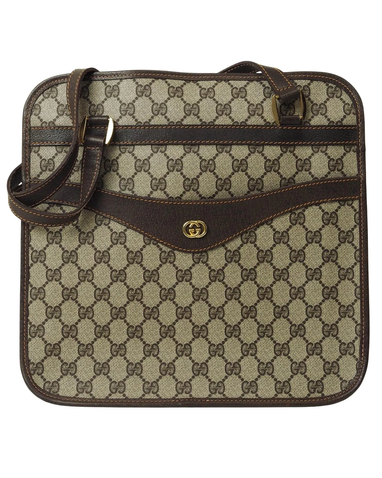 Vintage GG Canvas Shoulder Bag
