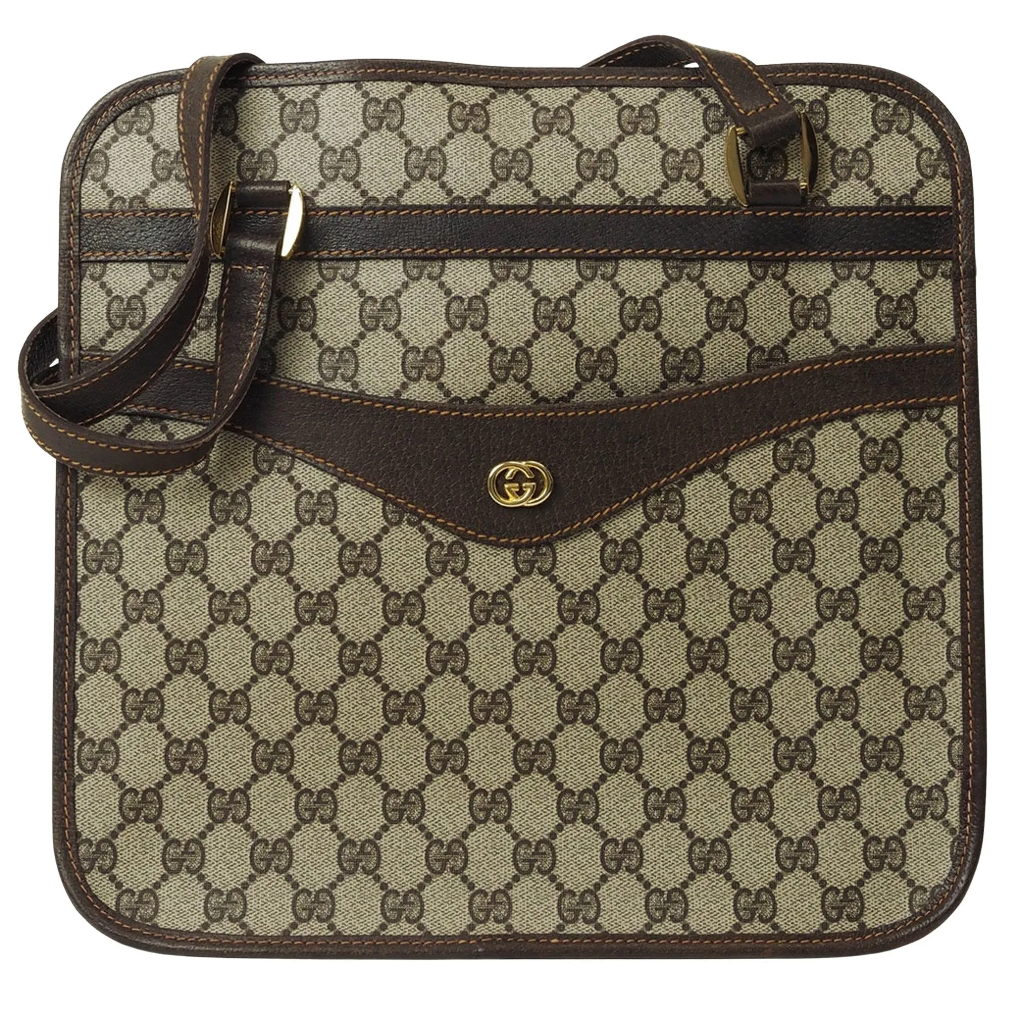 Vintage GG Canvas Shoulder Bag