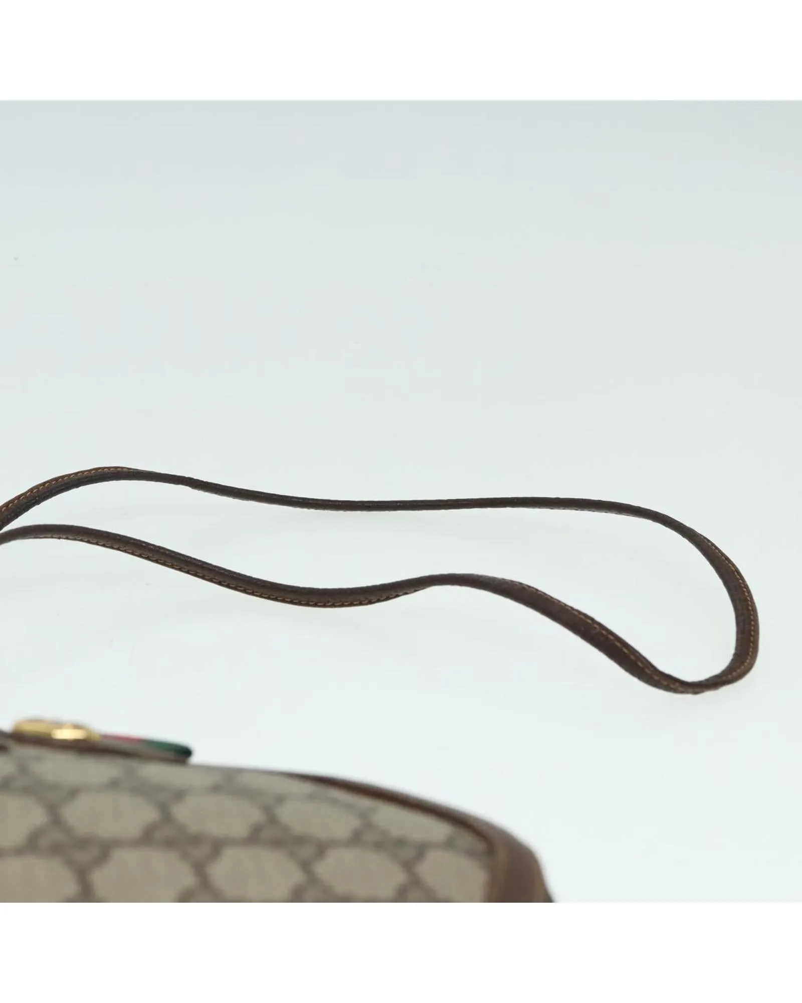 Vintage GG Shoulder Bag Beige Brown