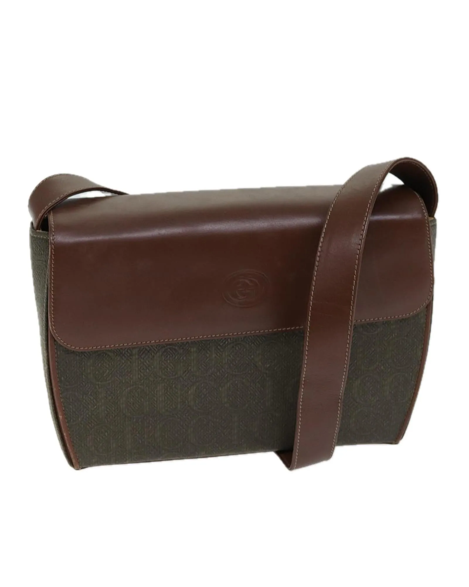Vintage GG Shoulder Bag Monogram Canvas