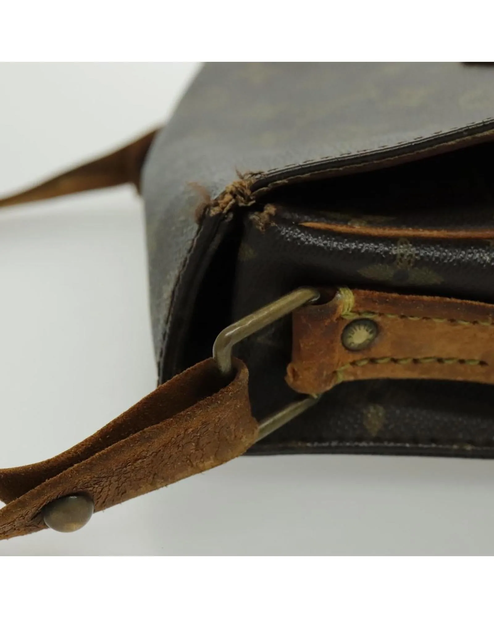 Vintage Monogram Canvas Shoulder Bag