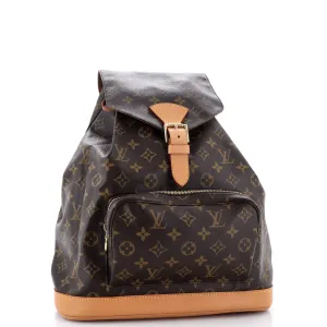 Vintage Montsouris Backpack Monogram Canvas GM