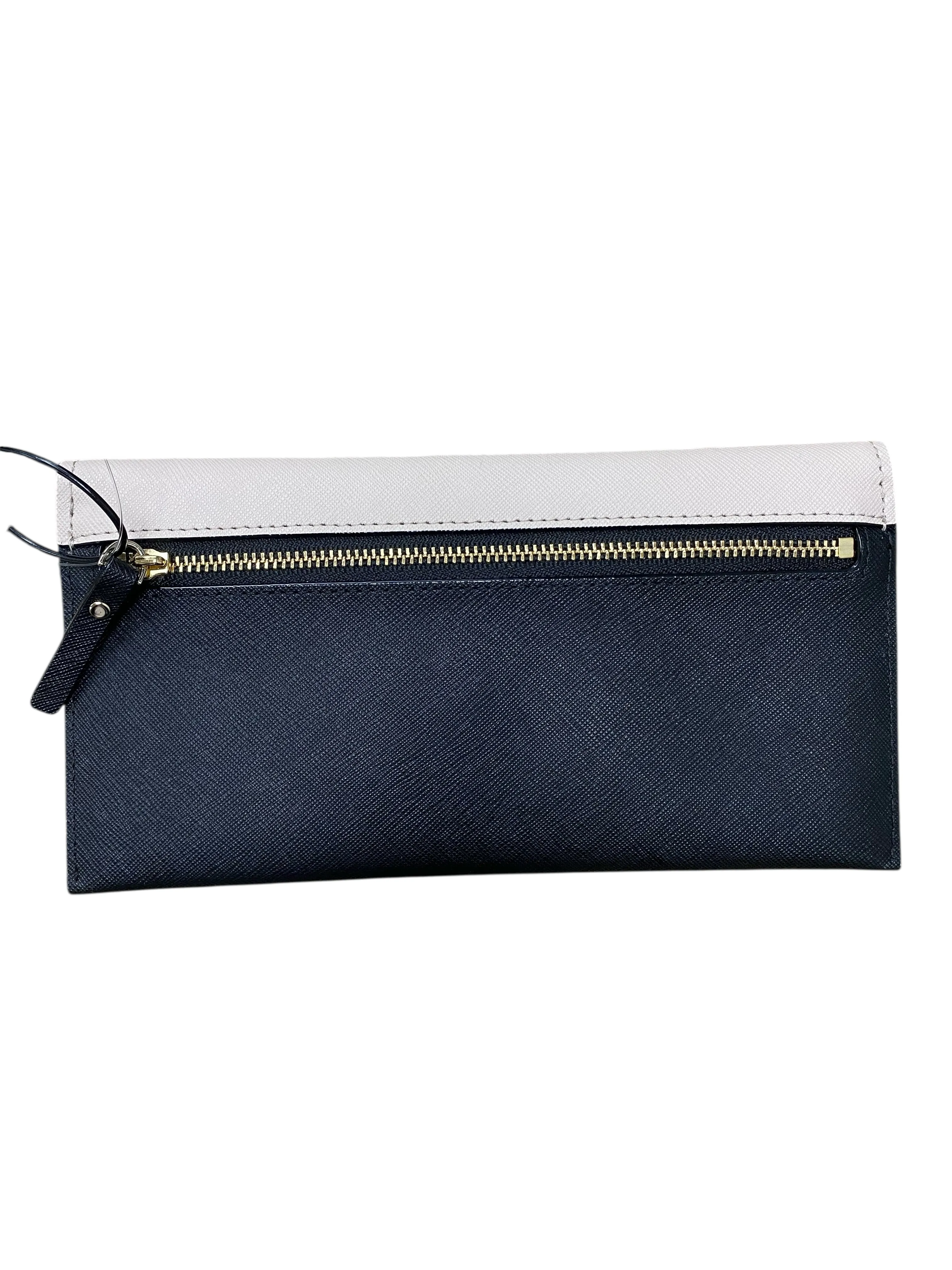 Wallet Designer By Kate Spade In Black & Pink, Size:Large